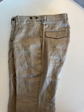 NWOT Italian linen Men's Dress Pants, rare in USA